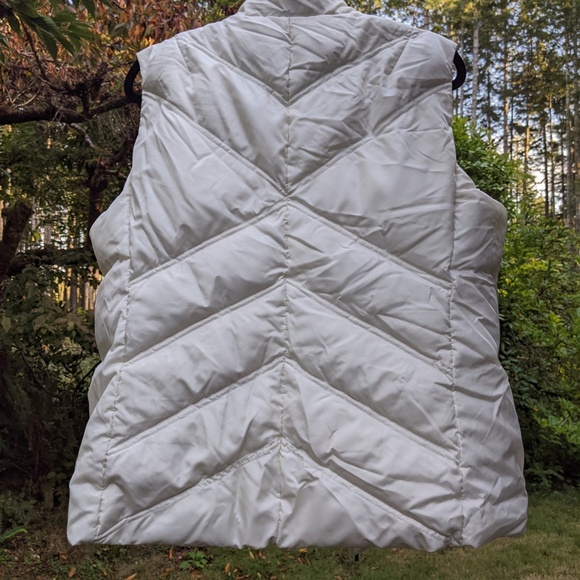 Eddie Bauer White Goosedown Vest Size XL Extra-Large - Picture 2 of 4